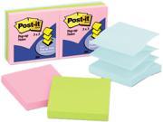 Post it Pop up Notes R 330 AP Pop Up Refills 3 x 3 Three Pastel Colors 6 100 Sheet Pads Pack