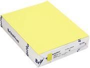 Mohawk Brite Hue Multipurpose Colored Paper 20lb 8 1 2 x 11 Ultra Lemon 500 Shts Rm