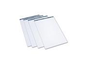 Quartet LP50 Conference Cabinet Flipchart Pad Plain 21 x 33 7 10 WE 50 Sheet 4 Carton