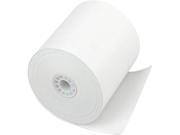 PM Company 08838 Thermal Paper Rolls Cash Register POS 3 x 225 ft White 24 Carton