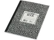 National Brand 43481 Composition Book College Margin Rule 8 3 8 x 11 White 80 Sheets Pad