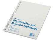 Rediform 33610 Engineering Science Notebook College Rule Ltr WE 60 Sheets Pad