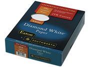 Southworth 31 220 10 25% Cotton Diamond White Business Paper 20 lbs. 8 1 2 x 11 500 Box