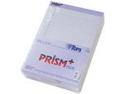 Tops 63140 Prism Plus Colored Pads Legal Rule Letter Orchid 50 Sheet Pads 12 Pack