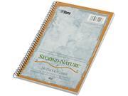 Tops 74109 Second Nature Subject Wire Notebook College Rule 6 x 9 1 2 WE 80 Sheets