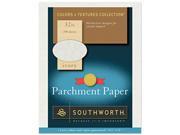 Southworth J988C Parchment Specialty Paper 32 lbs. 8 1 2 x 11 Ivory 250 Box