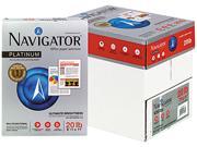 Navigator Platinum Paper 99 Brightness 20lb 8 1 2 x 11 White 2500 Carton