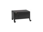 Bretford C15 BK Black Printer Stand with Cabinet