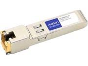 AddOn SFP 1000BASE T AO Voltaire OPT 90006 Compatible 1000Base TX SFP Transceiver Copper 100m RJ 45 100% application tested and guaranteed compatible