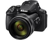 Nikon COOLPIX P900 Black 16.0 MP 24mm Wide Angle Digital Camera HDTV Output