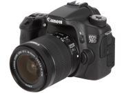 Canon EOS 70D 8469B009 Digital SLR Cameras Black with 18 55mm STM f 3.5 5.6 Lens