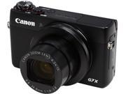 Canon PowerShot G7 X Black 20.2 MP 24mm Wide Angle Digital Camera HDTV Output