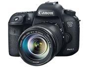 Canon EOS 7D Mark II 9128B016 Black Digital SLR Camera with 18 135mm Lens