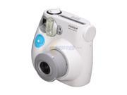 FUJIFILM Instax mini 7s White Instant Color Film Camera with Blue Trim