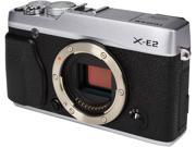 FUJIFILM X E2 16404791 Silver Compact Mirrorless System Camera Body