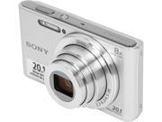SONY Cyber shot W830 Silver 20.1MP 25mm Wide Angle Digital Camera
