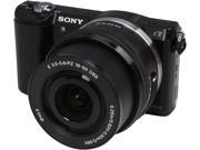 SONY Alpha a5000 ILCE 5000L B Black Compact Interchangeable Lens Digital Camera with 16 50mm Lens