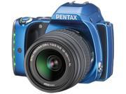 PENTAX K S1 06493 Blue Digital SLR Camera w DA L 18 55mm Lens