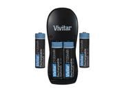 Vivitar BC 182 Vpower Compact Battery Charger with Batteries