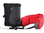 OLYMPUS 202573 Black Red Tough Pack Float Strap and Case Kit