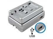 LENMAR SOLOXP C Universal Lithium Ion Travel Charger with USB Power Port