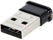 StarTech USBBT1EDR4 USB 2.0 Mini Bluetooth 4.0 Adapter Class 1 EDR Wireless Dongle Black