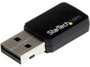 StarTech.com USB 2.0 AC600 Mini Dual Band Wireless AC Network Adapter 1T1R 802.11ac WiFi Adapter