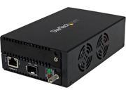 StarTech ET10GSFP 10 Gigabit Ethernet Copper to Fiber Media Converter Open SFP Managed