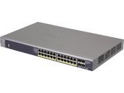 NETGEAR ProSAFE 24 Port Gigabit POE Managed Switch Layer 2 With Static L3 Routing GSM7224P