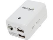 IOGEAR GWRH1 NetShair Link Portable Wi Fi Router USB Media Hub