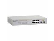 Allied Telesis AT GS950 8POE 10 WebSmart 8 Port Gigabit Switch