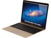 Apple Laptop MacBook MK4M2LL A Intel Core M 1.10 GHz 8 GB Memory 256 GB SSD Intel HD Graphics 5300 12.0 Mac OS X v10.10 Yosemite