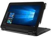 Lenovo 300e Winbook 81FY000GUS 11.6 Touchscreen LCD 2 in 1 Notebook - Intel Celeron N3450 Quad-core (4 Core) 1.10 GHz - 4 GB - 64 GB Flash Memory - Windows 10 Lenovo 300e Winbook 81FY000GUS 11.6 Touchscreen LCD 2 in 1 Notebook - Intel Celeron N3450 Quad-core (4 Core) 1.10 GHz - 4 GB - 64 GB Flash Memory - Windows 10