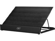 DEEPCOOL N9 EX Laptop Cooling Pad up to17 8 Adjustable Using Angles Dual 140mm Fan speed adjustable Pure Aluminum Panel