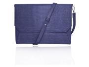 Francine Collection Lenox Carrying Case Sleeve for 11 MacBook Air Tablet iPad iPad Air Notebook Blue