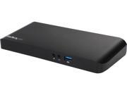 StarTech Black MST30C2DPPD USB C Dual Monitor Docking Station for Laptops MST and Power Delivery 4K