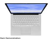 KB Covers Sliver Checkerboard Keyboard Cover for MacBook MacBook Air MacBook Pro Unibody Black Keys Model CB M Silver