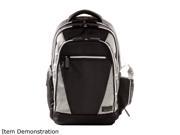 Eco Style Platinum Black Sports Voyage Backpack for 17.3 Laptops Model EVOY BP17