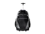 Eco Style Black Sports Voyage Rolling Backpack for 17.3 laptop Model EVOY RB17
