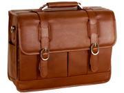 McKlein Brown 15.4 BEVERLY Leather Laptop Case Model 15444