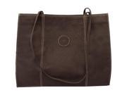 Piel LEATHER 2507 CHC Carry All Market Bag Chocolate