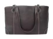 Piel LEATHER 2404 CHC Shopping Tote Chocolate
