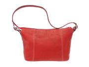 Piel LEATHER 2403 RD Medium Shoulder Bag Red