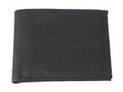 Piel LEATHER 9052 BLK Black Bi Fold Wallet