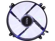 NZXT RF FZ20S U1 Blue LED True 200mm Wide Blue LED Fan with Sleeved Cable
