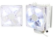 ENERMAX ETS T40F W 120mm Twister Aluminum 120mm White CPU Cooler with Dual White LED PWM Fans