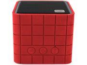 V7 SP5000 BT RED 9NC Speaker System 2 W RMS Portable Battery Rechargeable Wireless Speaker s Red