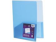 Avery 47811 Polypropylene Pocket Portfolio Translucent Blue