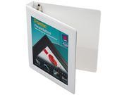 Avery 68056 Framed View Binder With One Touch Locking EZD Rings 1 Capacity White
