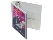 Avery 79405 Nonstick Heavy Duty EZD Reference View Binder 1 1 2 Capacity Gray